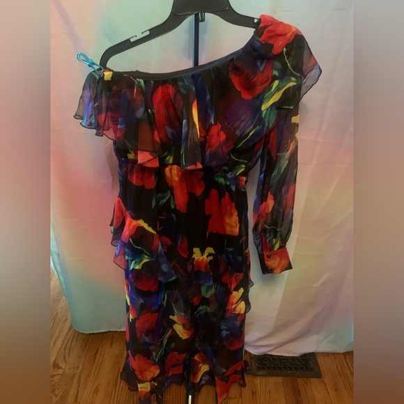 L’atiste Women’s vibrant multi-color party dress size Large - Picture 2 of 11